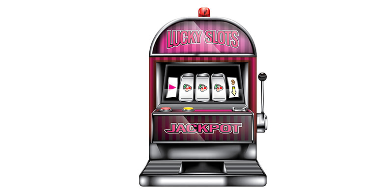 Ein Casino Jackpot Slot Automat.